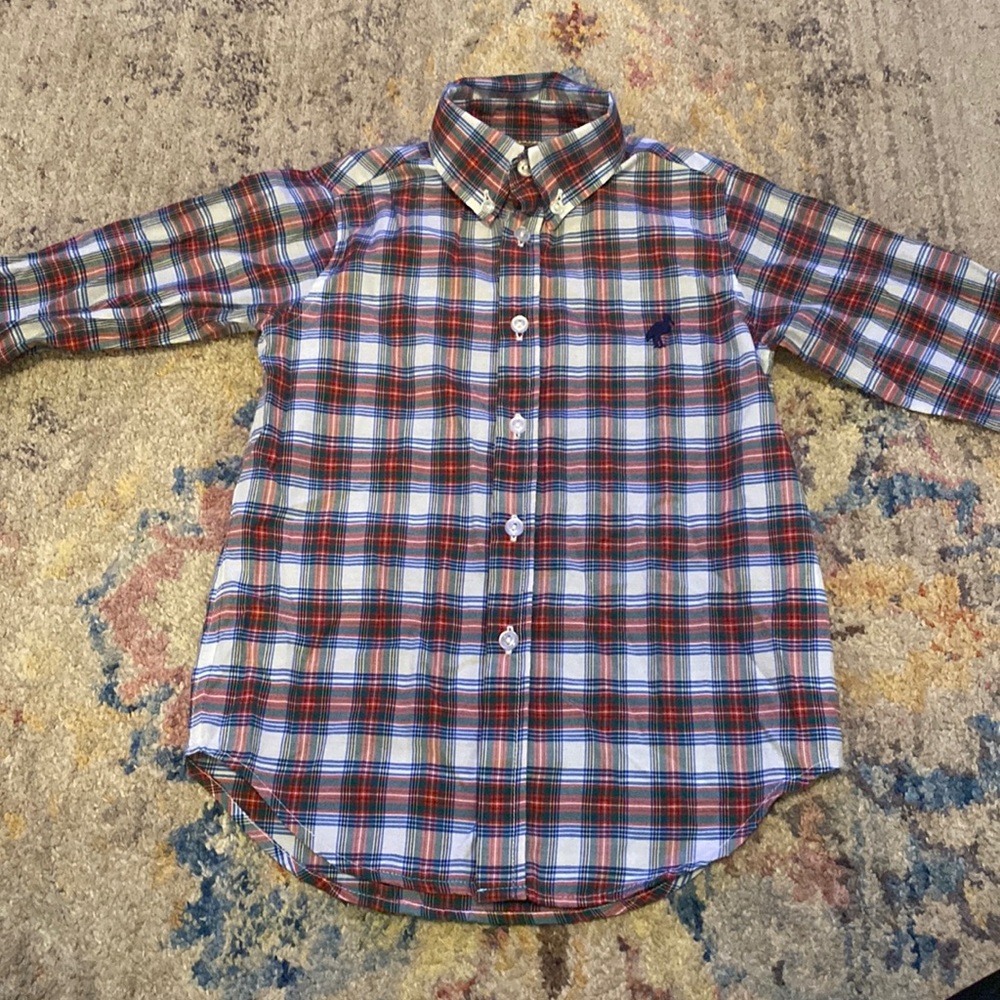 TBBC Christmas button down *TAG MISSING*